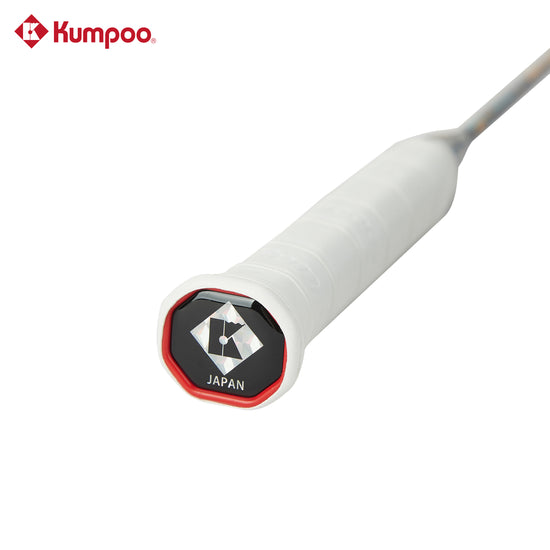 Blue Kumpoo Hyper Shot Wind unstrung badminton racket with lightweight frame and aerodynamic design, perfect for competitive play.