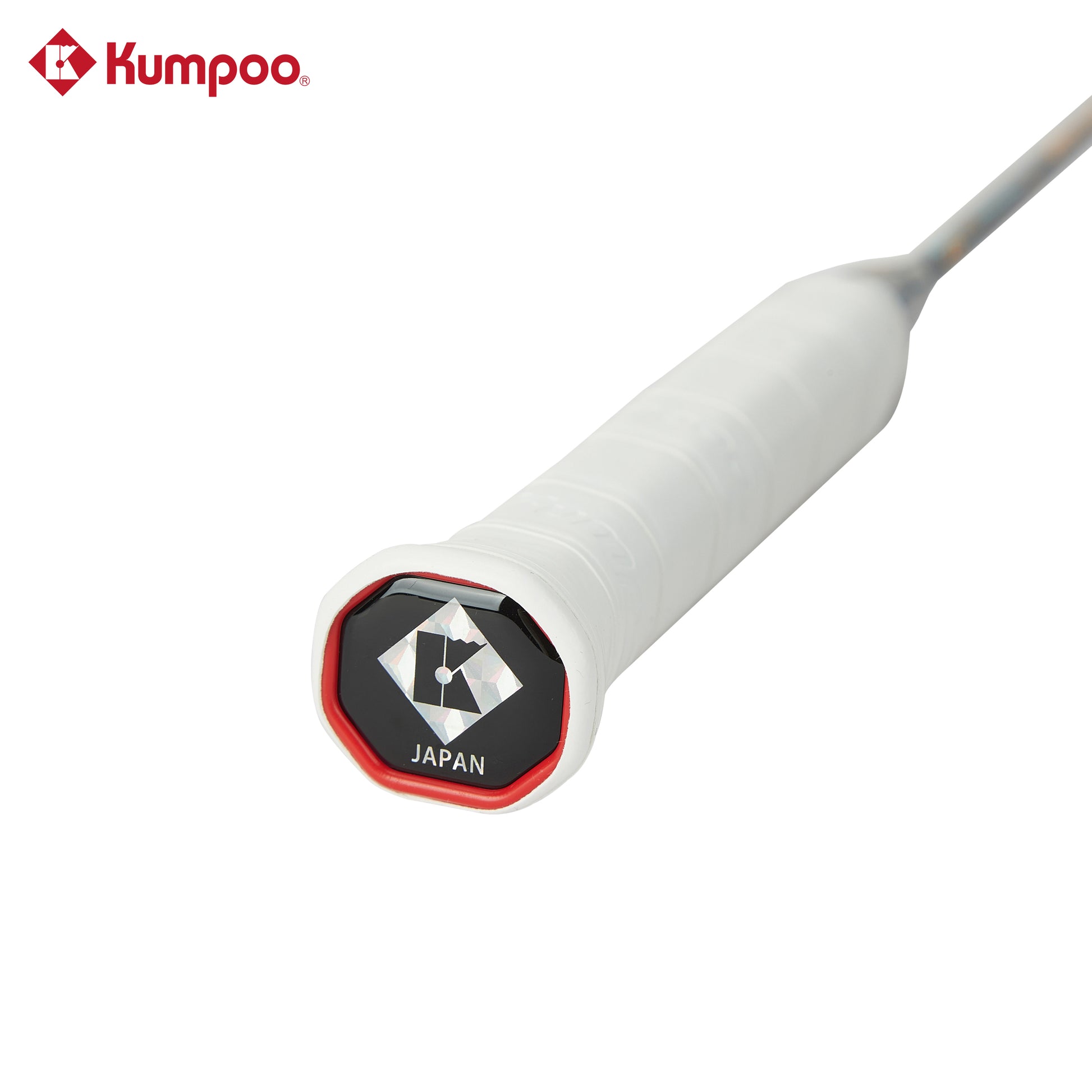 Blue Kumpoo Hyper Shot Wind unstrung badminton racket with lightweight frame and aerodynamic design, perfect for competitive play.
