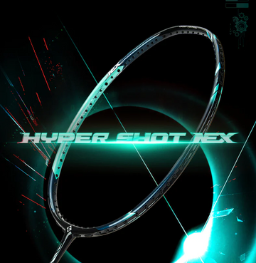 Kumpoo Hyper Shot Nex unstrung badminton racket with lightweight frame and ergonomic grip for competitive play