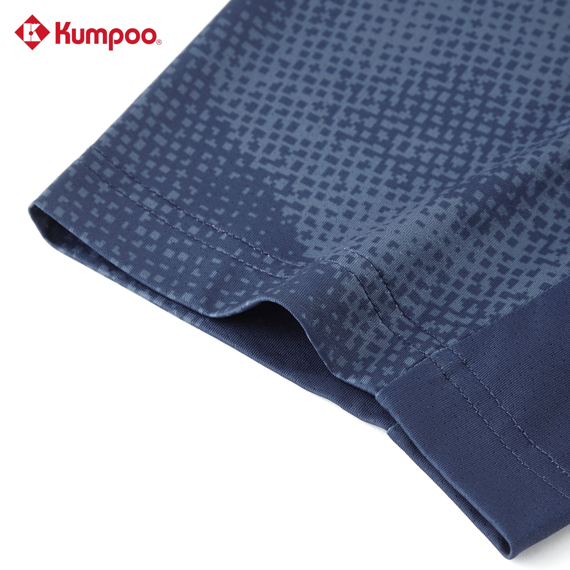Kumpoo K241W-1004 women's T-shirt in soft fabric, featuring a comfortable fit and simple design, shown on a model.