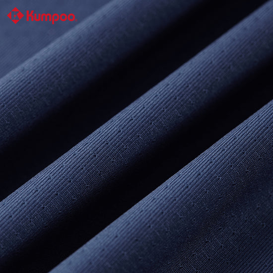 Kumpoo K241W-1004 women's T-shirt in light blue, soft fabric, short sleeves, and fitted style, displayed flat.