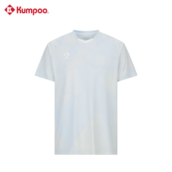 Kumpoo women's T-shirt in black with short sleeves and crew neckline, casual top for everyday wear.