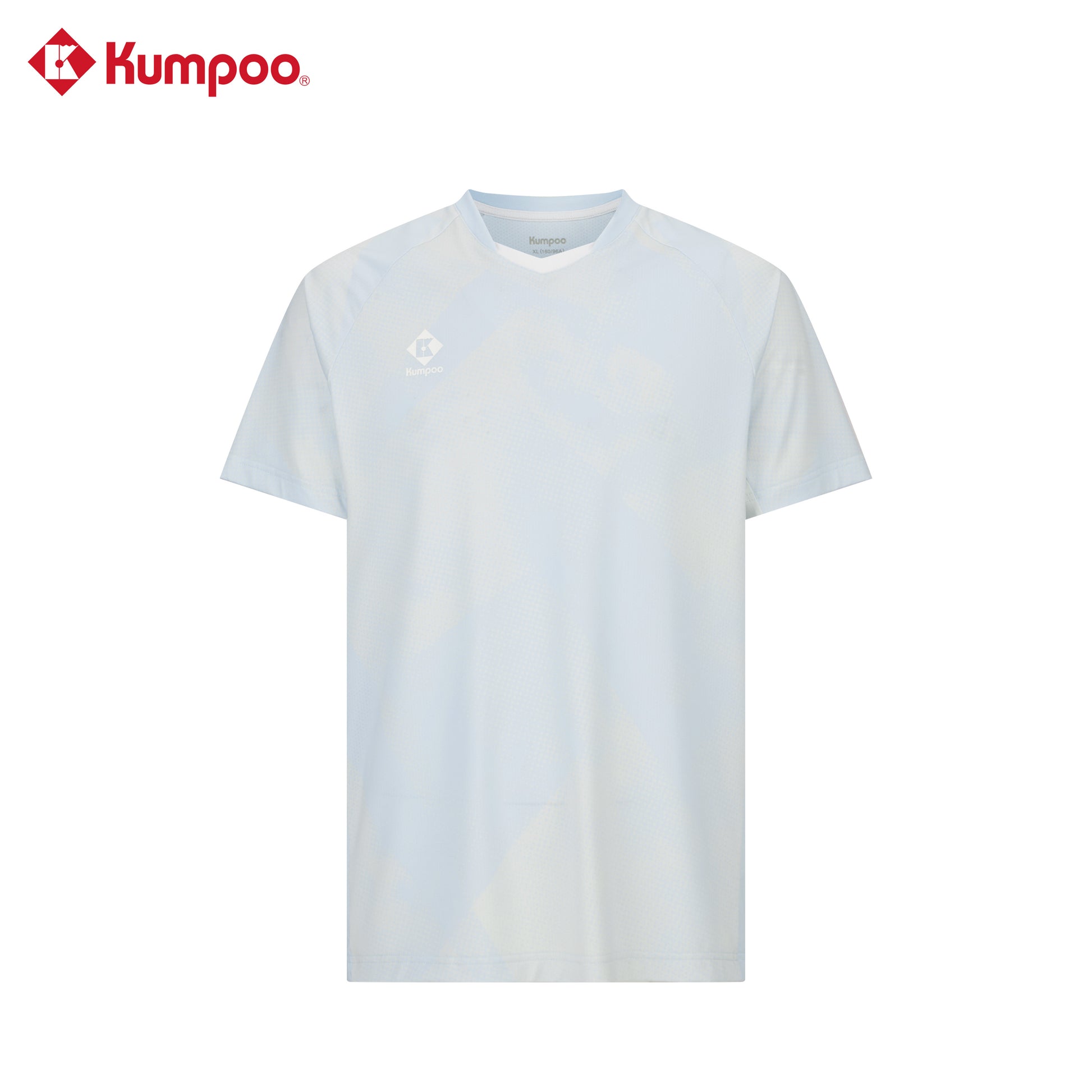 Kumpoo women's T-shirt in black with short sleeves and crew neckline, casual top for everyday wear.