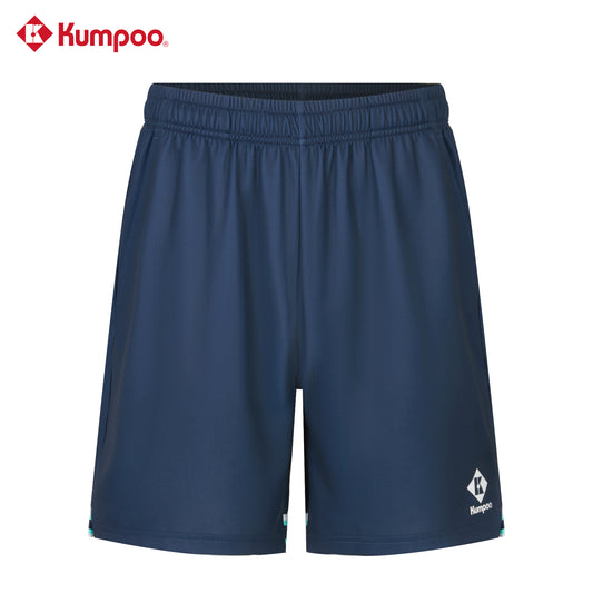 Kumpoo K253U-2002 unisex performance sports shorts for badminton, pickleball, tennis, and casual wear, shown on model.