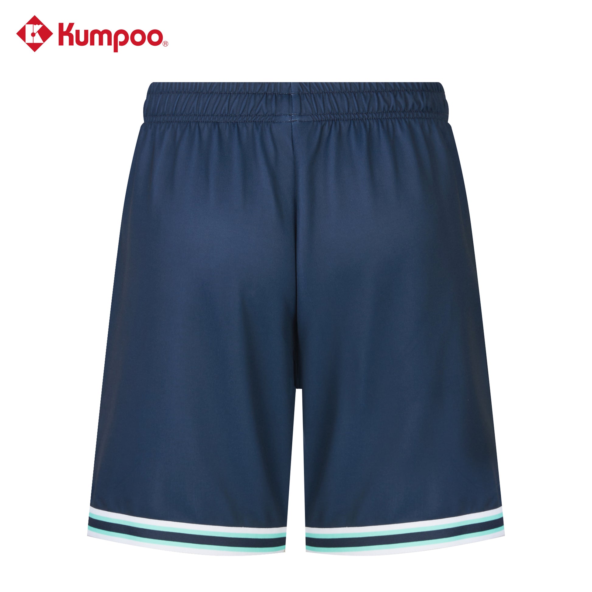 Kumpoo K253U-2002 unisex performance sports shorts for badminton, pickleball, tennis, and casual wear, shown on model.