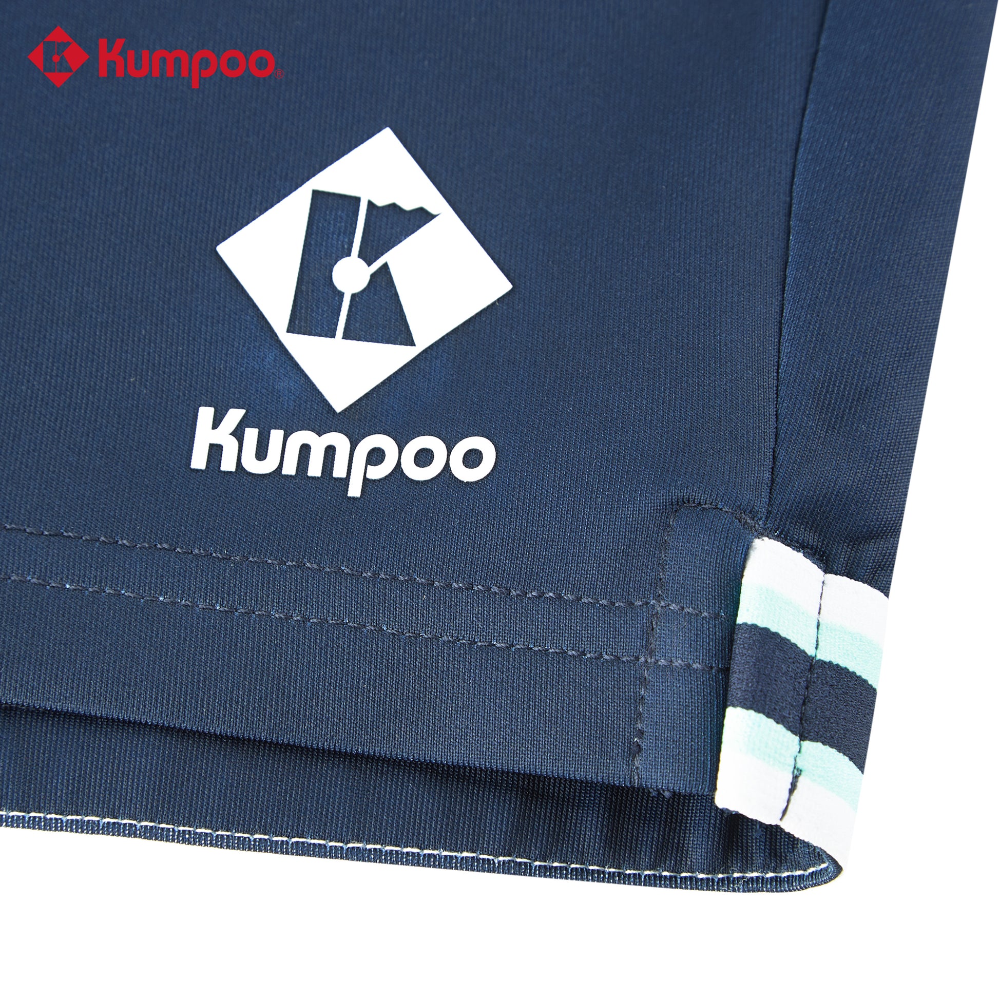 Kumpoo K253U-2002 unisex performance sports shorts for badminton, pickleball, tennis, or casual wear, shown in dark color.