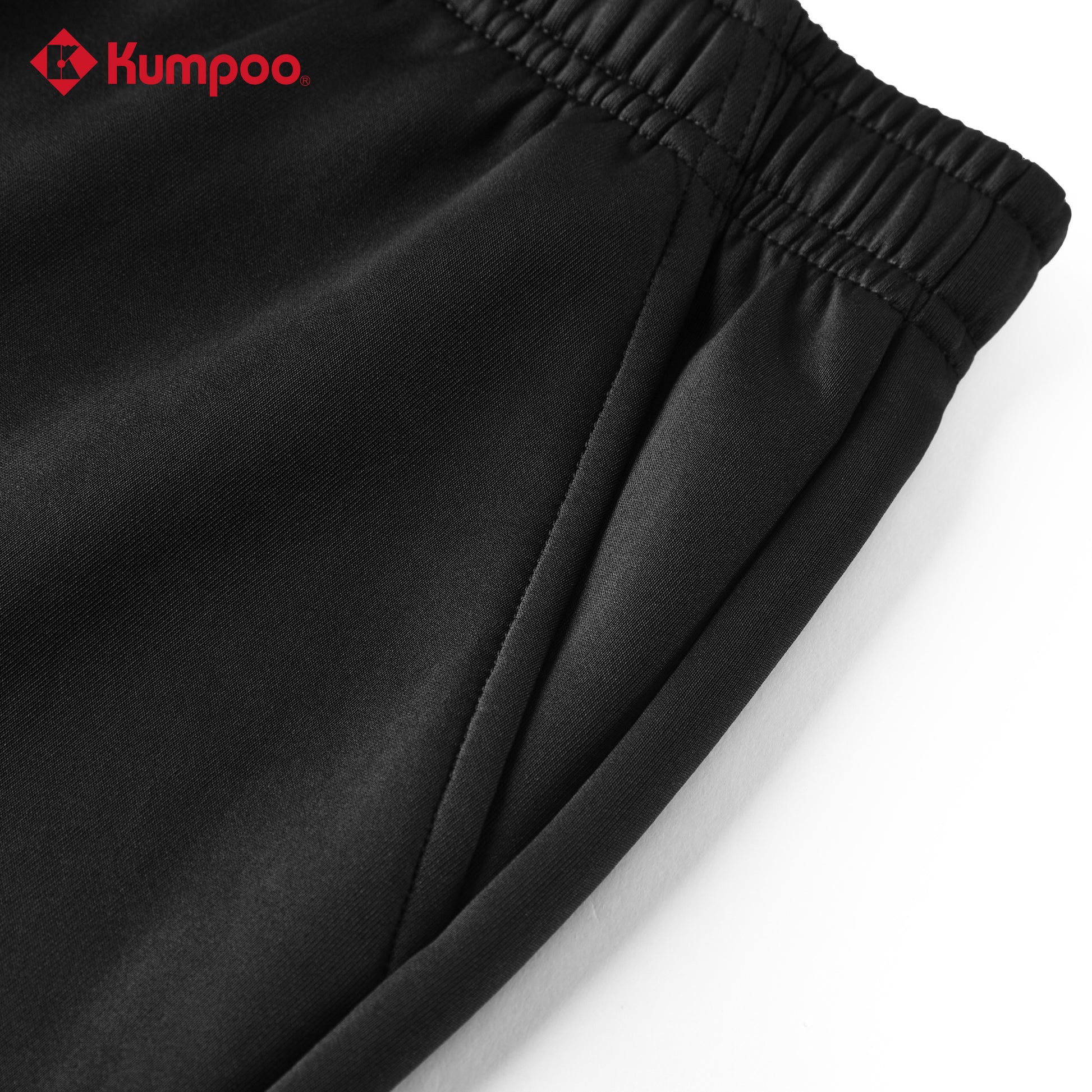 Kumpoo K253U-2117 unisex sports shorts for badminton, pickleball, tennis, and casual wear, shown in a neutral color.