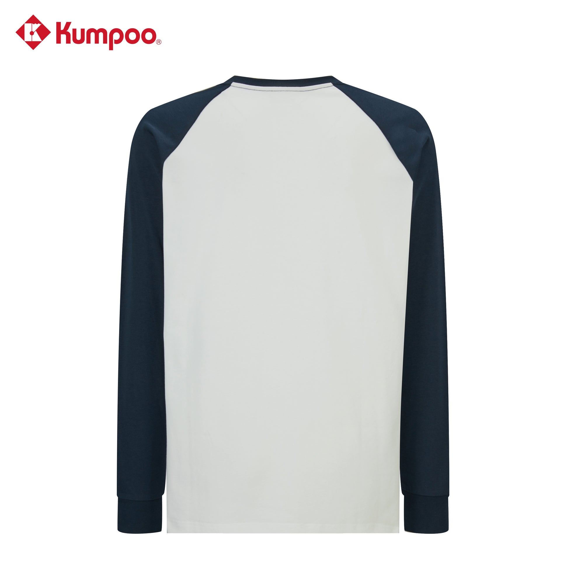 Kumpoo K253U-3998 unisex long sleeve graphic T-shirt with bold design, black long sleeves, and colorful front artwork.