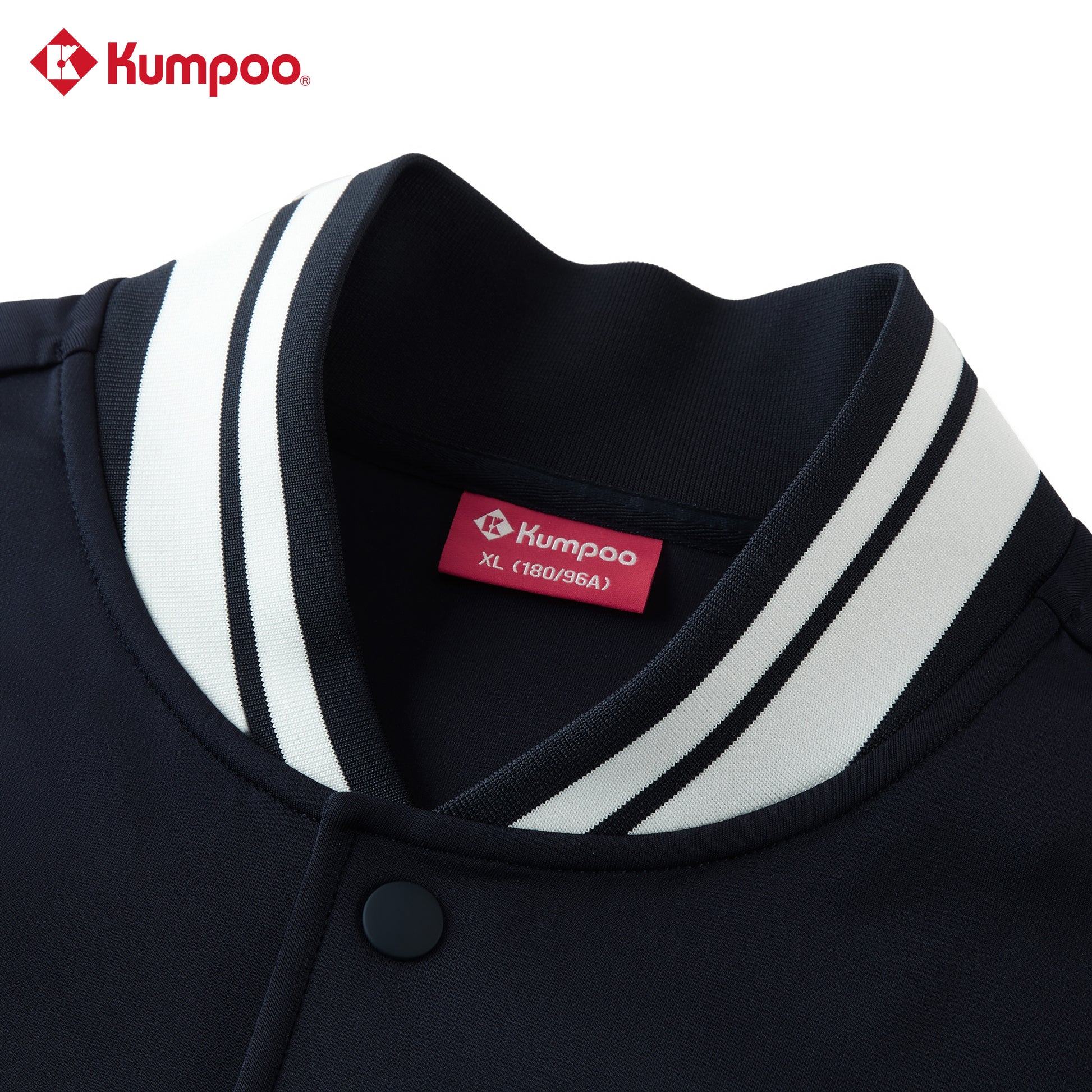 Unisex long sleeve sports jacket by Kumpoo featuring a sleek design and lightweight fabric, suitable for active wear.