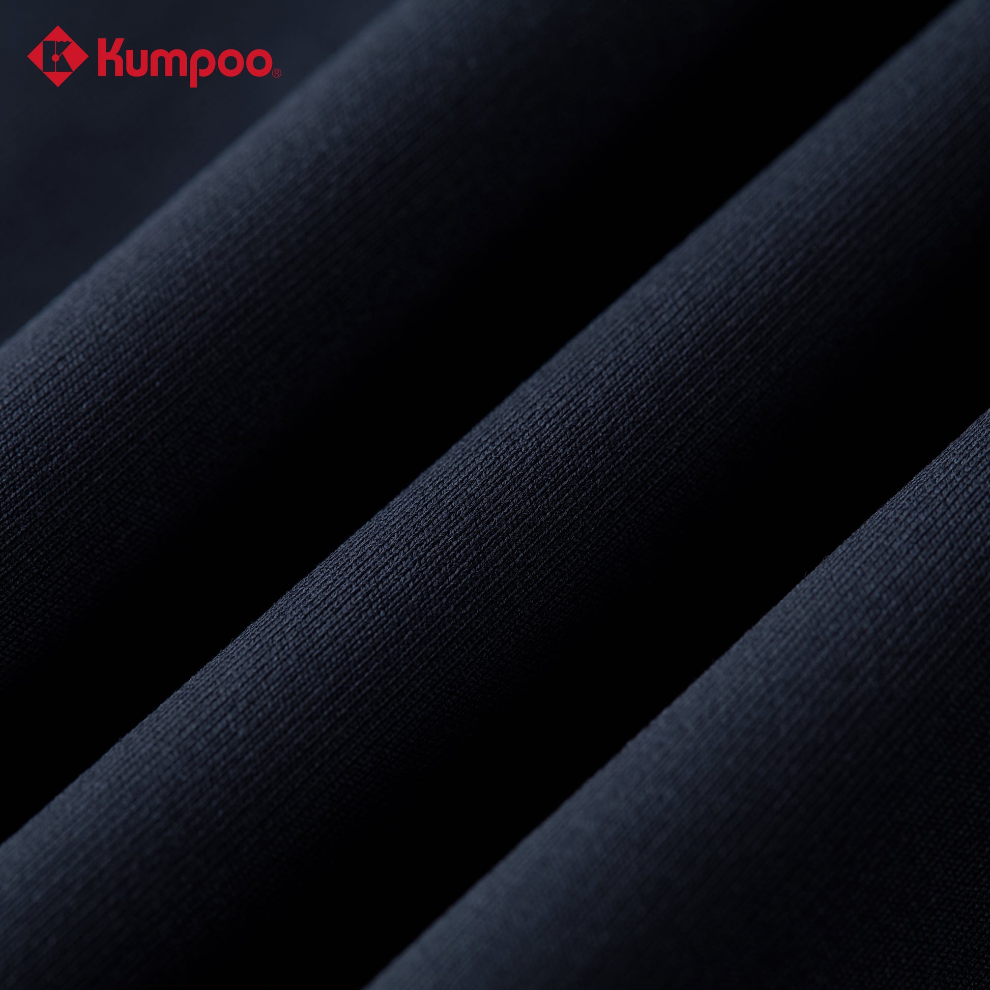 Unisex long sleeve sports jacket by Kumpoo, featuring a sleek design, lightweight fabric, and sporty look.