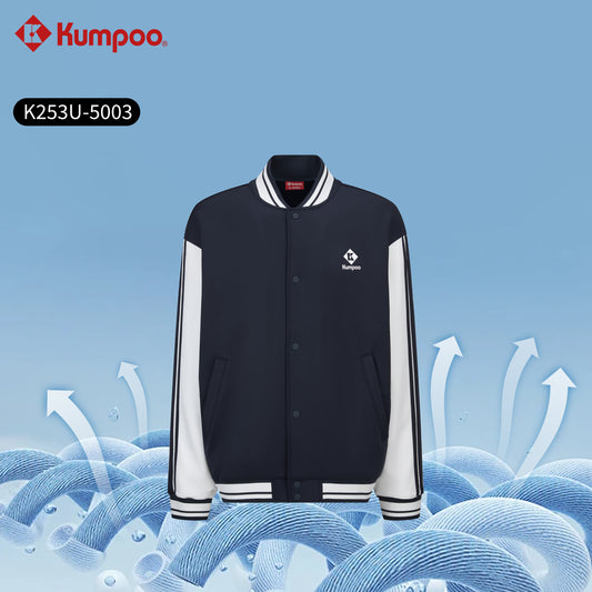 Kumpoo K253U-5003 unisex long sleeve sports jacket, lightweight athletic jacket with a zip front and breathable fabric.