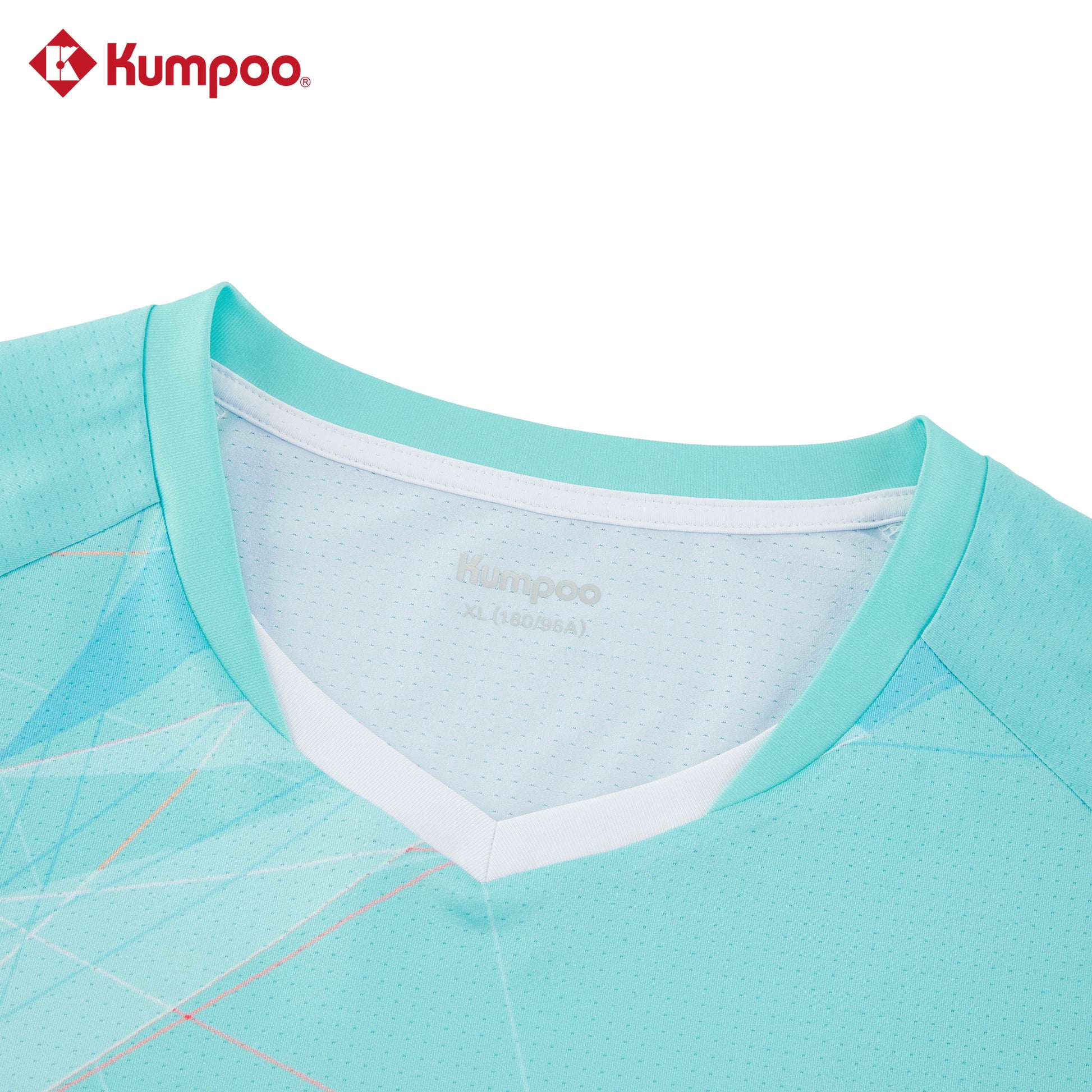 Kumpoo women's quick-dry sports T-shirt for badminton and training, lightweight and breathable athletic top.