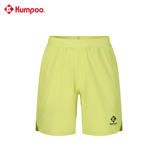 Kumpoo K261M-2661 men's performance sports shorts in black, designed for badminton, pickleball, tennis, and casual wear.