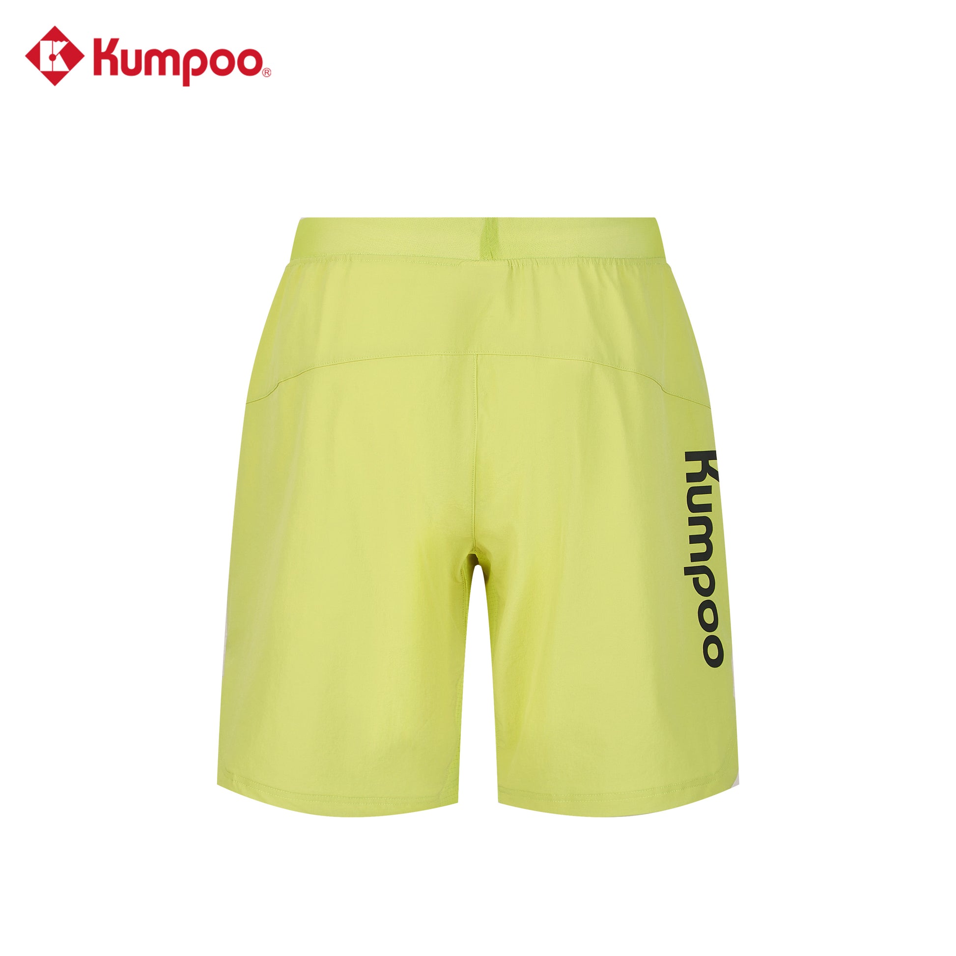 Kumpoo K261M-2661 men's performance sports shorts for badminton, pickleball, tennis, and casual wear, shown on a model.