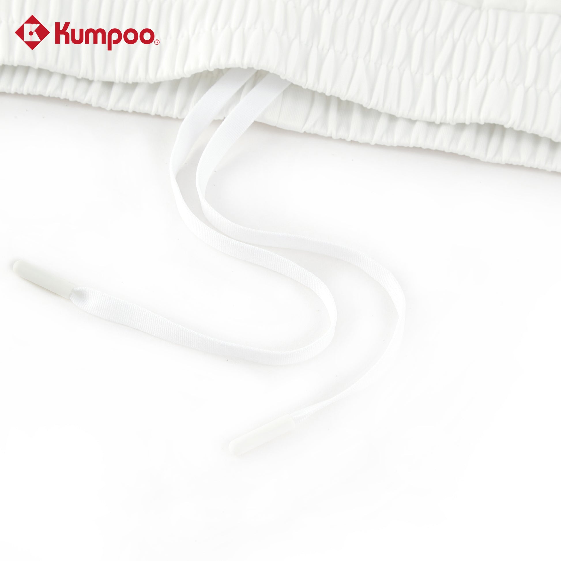 Kumpoo K261U-2059 men's performance sports shorts for badminton, pickleball, tennis, and casual wear, shown on a model.