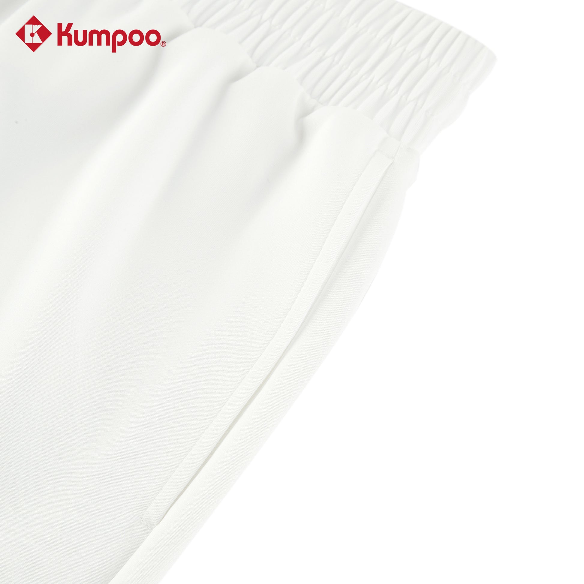 Kumpoo K261U-2059 men's performance sports shorts for badminton, pickleball, tennis, and casual wear, shown in black fabric.