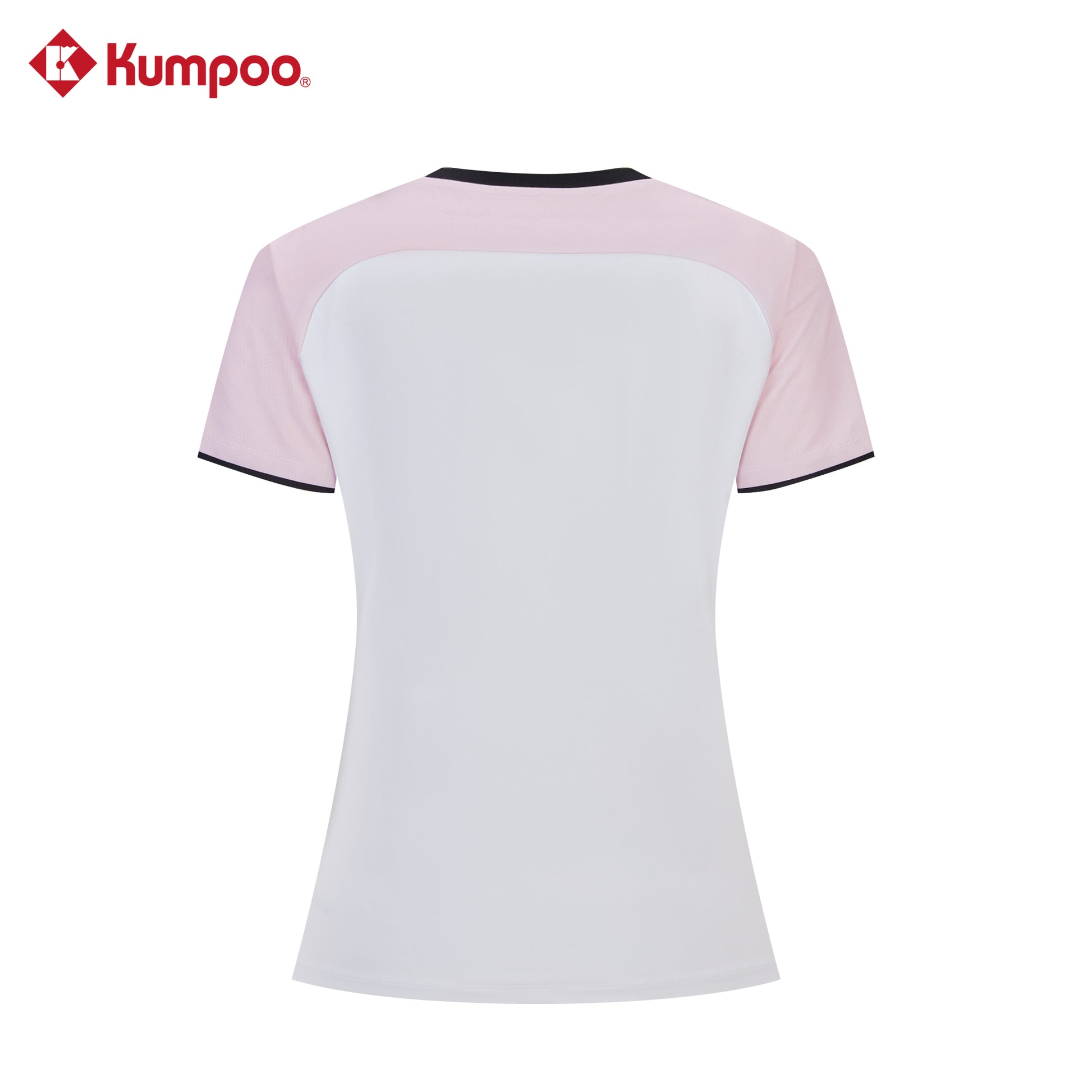 Kumpoo women's quick-dry sports T-shirt designed for badminton and training, featuring a lightweight, breathable fabric.