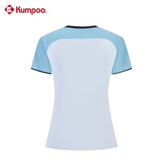 Kumpoo K261W-1170 women's quick-dry sports T-shirt for badminton and training, lightweight and breathable athletic top.