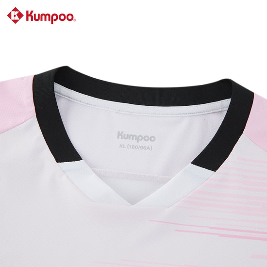 Kumpoo K261W-1170 women's quick-dry sports T-shirt for badminton and training, lightweight athletic tops with breathable fabric.