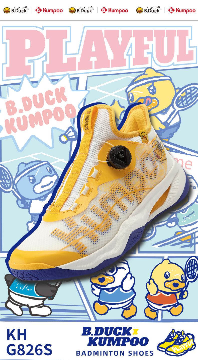 KUMPOO x B.Duck KH-G826S Badminton Shoes – Kumpoo Canada