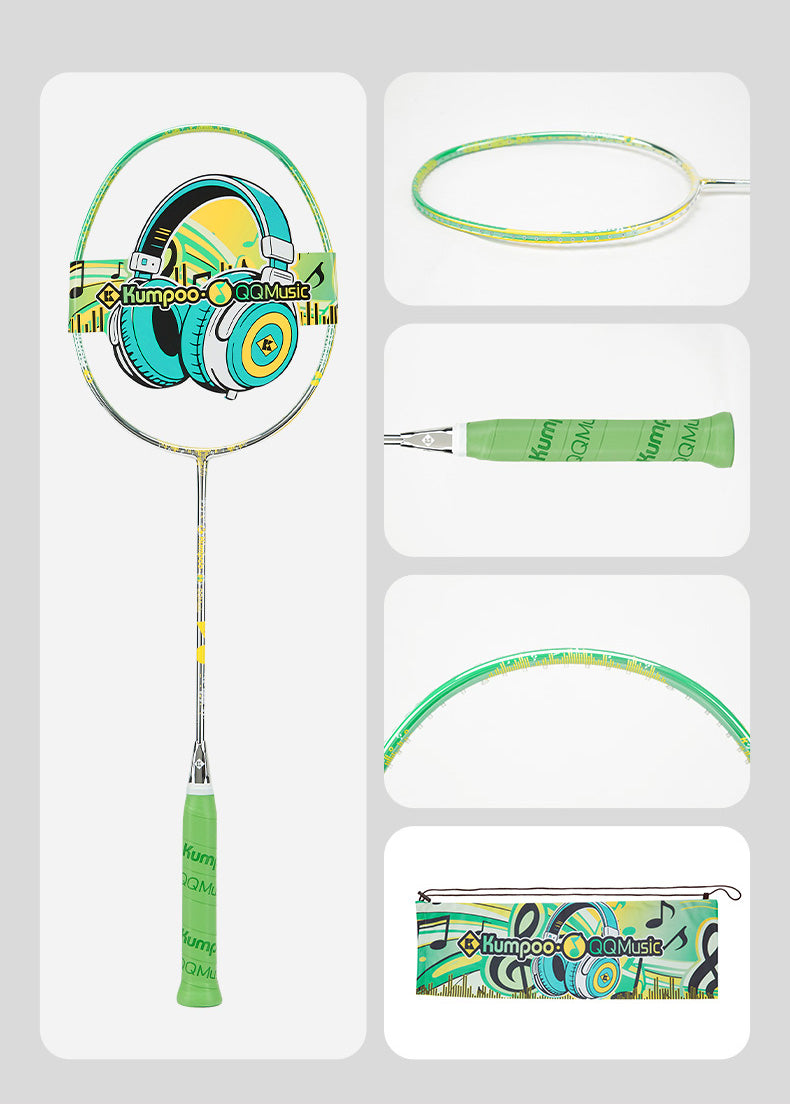 KUMPOO × QQ Music Unstrung Badminton Racket – Kumpoo Canada