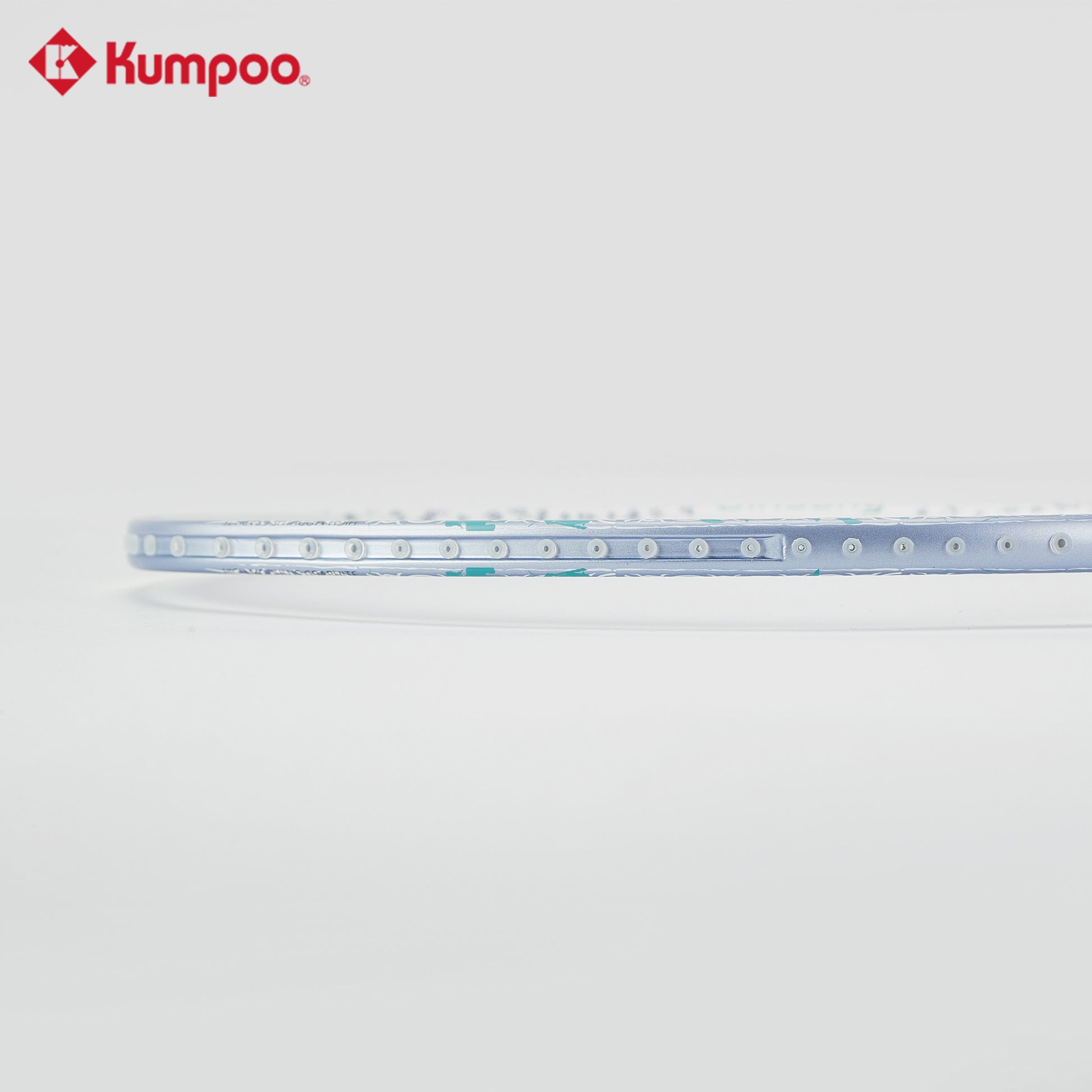 Kumpoo Pines II pre-strung badminton racket with a sleek frame and grip, designed for performance and precision in badminton play.