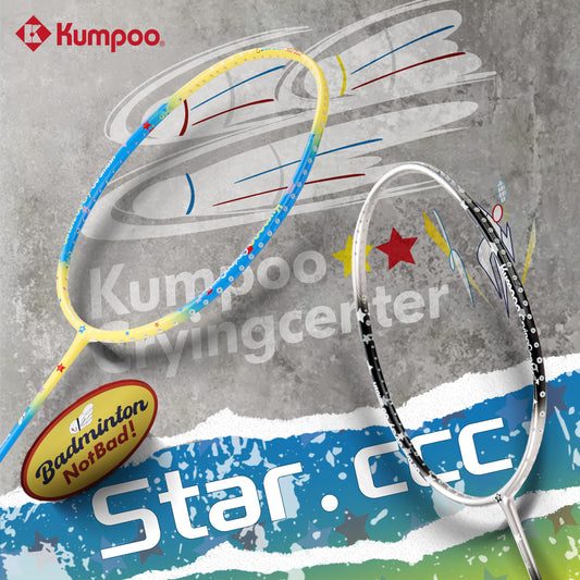 KUMPOO × CryingCenter Star.CCC Unstrung Badminton Racket - Kumpoo Canada